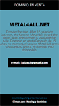 Mobile Screenshot of metal4all.net
